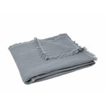 JOLLEIN Muslin Fringe Storm Grey 120 x 120 cm Cot ćebe (51067105)