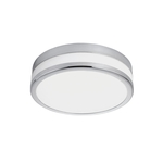 Eglo Palermo plafonjera/1, Led, 11w, 950lm, ip44, prečnik 225, hrom/bela