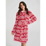 Sinsay - Kućni ogrtač - crvena crvena AW 2024 3965K-33X
