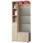 Armario V predsoblje 90x32x203 cm natur (Sonoma hrast)