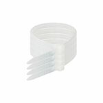 PVC vezice 7,5mm x 250mm bela, 25 kom