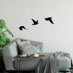 Birds - 477 Black Decorative Metal Wall Accessory