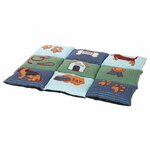 Trixie Patchwork ćebe za pse 80x55cm plavo-zeleno