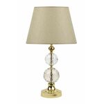 Gold Crystal 2 - Beige Beige Lamp Shade