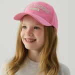 Reserved - Kačket s aplikacijom pink 100% COTTON 572DP-30X