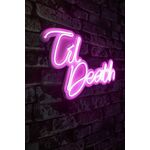 WALLXPERT Dekorativna rasveta Til Death Pink