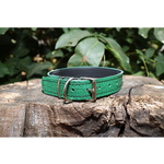 AlexaLeather.u Smooth Al.igator ogrlica Classic 40mm