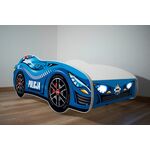 Dečiji krevet 160x80cm (Trkacki auto) POLICE - LED