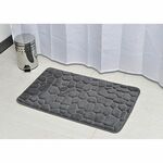 TENDANCE TEPIH ZA KUPATILO PEBBLE 50X80 CM MEMORIJSKA PENA, TAMNO SIVA 7718N181