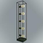Podna lampa Horus 5 crna