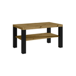 Olek klub sto sa 1 policom 100x55x51 cm natur / crna