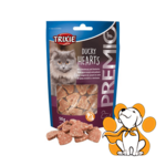 Trixie Premio Ducky Hearts Poslastice Za Mačke, 50g, Sa Pačijim Prsima