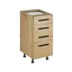 Langen d40s4 kuhinjski element 4 fioke 40x47x82 cm natur (artisan hrast)
