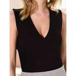 Sinsay - Bodi na bretele - crno crno SS 2025 3999Z-99X