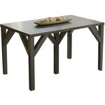 Dunaj sto 130(240)x80x75 cm tamno sivi