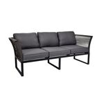 Trinity trosed sa jastucima 191x73x73cm tamno sivi