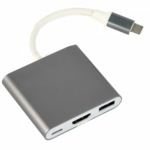 GEMBIRD Multiport Adapter A-CM-HDMIF-02-SG