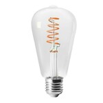LED filament E27 4W 2000K ST64 crvena