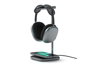 SATECHI 2-IN-1 Headphone Stand w Wireless Charger USB-C (Cable inc.
