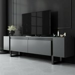 HANAH HOME TV polica Yildiz Anthracite Black