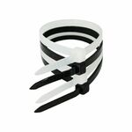 PVC vezice 4,7mm x 300mm crna, 100 kom