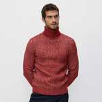 Reserved - Rolka s pletenicama crvena 78% COTTON, 22% ACRYLIC ZV062-33M