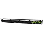 NPP-C624CM-001 Gembird Cat.6 24 port patch panel with rear cable management