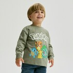 Reserved - Pokémon majica dugih rukava zeleno 100% COTTON 948CB-77X