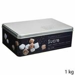 FIVE KUTIJA ZA ŠEĆER U KOCKI BLACK EDITION 20,2X13,2X6,7CM METAL CRNA 136313