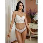 Sinsay - Postavljeni brushalter - belo belo SS 2025 725CE-00X