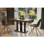 Appia sto 130(210)x80x76 cm tamni hrast