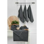 HERMIA Set kuhinjskih krpa Lola Anthracite
