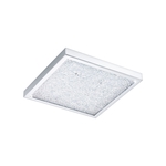 Eglo Cardito plafonjera/1, led, 16w, 320x320, 1700lm, hrom/kristal