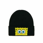 Cropp - Kapa beanie sa zakrpom SpongeBob SquarePants - CRNO