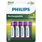 Philips Baterija AA NiMH 1.2V 2600mAh (1/4)