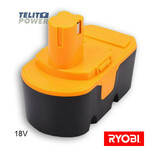 18V 1300mAh Baterija za ručni alat RYOBI ABP1801 ABP1803 BCP18172SM P100 P101